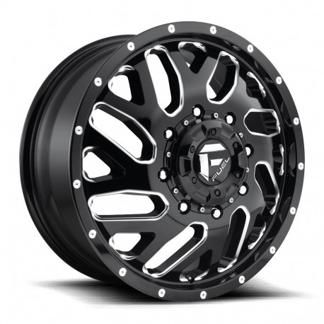 Fuel aluminum wheels Fuel D581 TRITON platišče 22x8.25 8x165.1 121.5 ET105, Gloss Black | race-shop.si