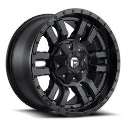 Fuel D596 SLEDGE platišče 22x10 6x135/6x139.7 106.1 ET10, Matte Black