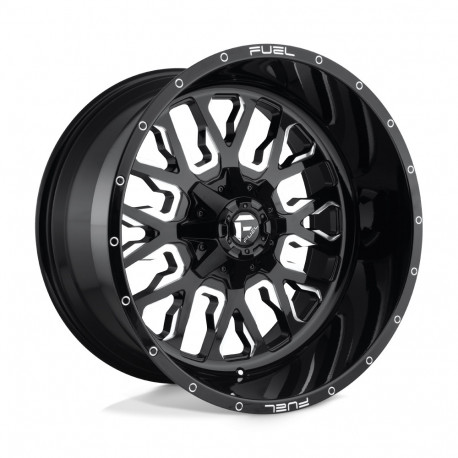 Fuel aluminum wheels Fuel D611 STROKE platišče 22x10 5x139.7/5x150 110.1 ET10, Gloss Black | race-shop.si