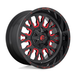Fuel D612 STROKE platišče 22x10 6x135/6x139.7 106.1 ET-19, Gloss Black