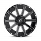 Fuel aluminum wheels Fuel D615 CONTRA platišče 20x9 8x180 124.2 ET20, Gloss Black | race-shop.si