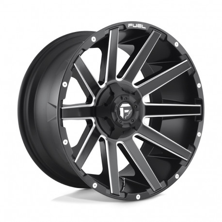 Fuel aluminum wheels Fuel D616 CONTRA platišče 22x12 6x135/6x139.7 106.1 ET-43, Matte Black | race-shop.si