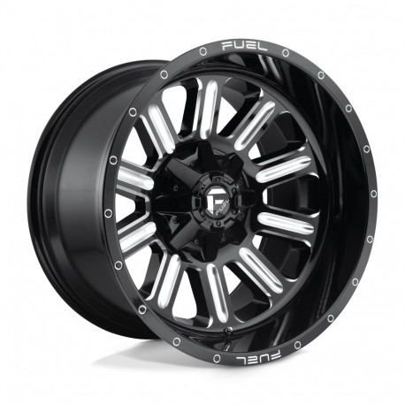 Fuel aluminum wheels Fuel D620 HARDLINE platišče 22x12 5x139.7/5x150 110.1 ET-44, Gloss Black | race-shop.si