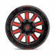 Fuel aluminum wheels Fuel D621 HARDLINE platišče 15x8 6x139.7 108 ET-18, Gloss Black | race-shop.si