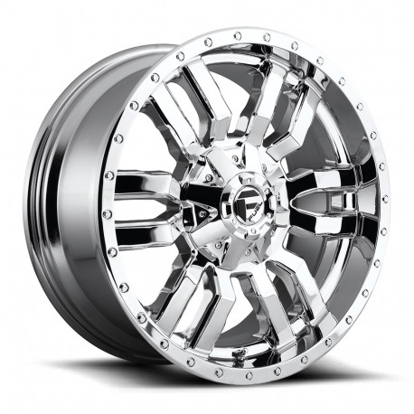 Fuel aluminum wheels Fuel D631 SLEDGE platišče 20x10 8x165.1 125.1 ET-18, Krom | race-shop.si
