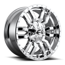 Fuel D631 SLEDGE platišče 22x10 6x135/6x139.7 106.1 ET10, Krom