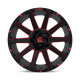 Fuel aluminum wheels Fuel D643 CONTRA platišče 22x12 6x135/6x139.7 106.1 ET-43, Gloss Black | race-shop.si