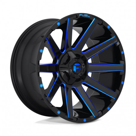 Fuel aluminum wheels Fuel D644 CONTRA platišče 20x9 8x170 125.1 ET1, Gloss Black | race-shop.si