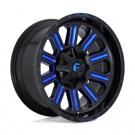 Fuel aluminum wheels Fuel D646 HARDLINE platišče 20x10 8x165.1 125.1 ET-18, Gloss Black | race-shop.si