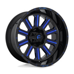 Fuel D646 HARDLINE platišče 22x12 6x135/6x139.7 106.1 ET-44, Gloss Black