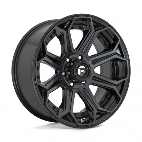 Fuel aluminum wheels Fuel D704 SIEGE platišče 18x9 5x127 71.5 ET-12, Črna | race-shop.si