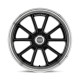 American Racing aluminum wheels American Racing Vintage VN510 DRAFT platišče 18x10 5x120.65 72.56 ET00, Gloss Black | race-shop.si
