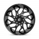 Fuel aluminum wheels Fuel D741 RUNNER platišče 22x8.25 8x165.1 121.5 ET-240, Gloss Black | race-shop.si