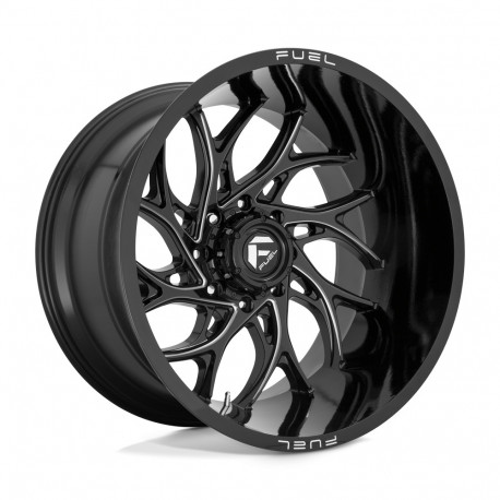 Fuel aluminum wheels Fuel D741 RUNNER platišče 22x8.25 8x200 142 ET-227, Gloss Black | race-shop.si