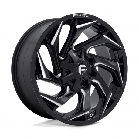 Fuel aluminum wheels Fuel D753 REACTION platišče 20x9 8x180 124.2 ET20, Gloss Black | race-shop.si
