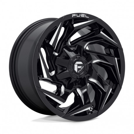 Fuel aluminum wheels Fuel D753 REACTION platišče 24x12 5x127/5x139.7 87.1 ET-44, Gloss Black | race-shop.si