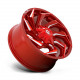 Fuel aluminum wheels Fuel D754 REACTION platišče 20x9 8x165.1 125.1 ET20, Ciny Red | race-shop.si