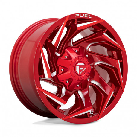 Fuel aluminum wheels Fuel D754 REACTION platišče 22x10 5x127/5x139.7 87.1 ET-18, Ciny Red | race-shop.si