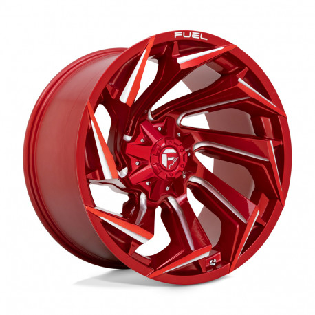 Fuel aluminum wheels Fuel D754 REACTION platišče 22x12 8x165.1 125.1 ET-44, Ciny Red | race-shop.si