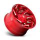 Fuel aluminum wheels Fuel D754 REACTION platišče 24x12 8x170 125.1 ET-44, Ciny Red | race-shop.si