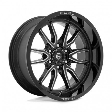 Fuel aluminum wheels Fuel D761 CLASH platišče 20x10 6x139.7 106.1 ET-18, Gloss Black | race-shop.si