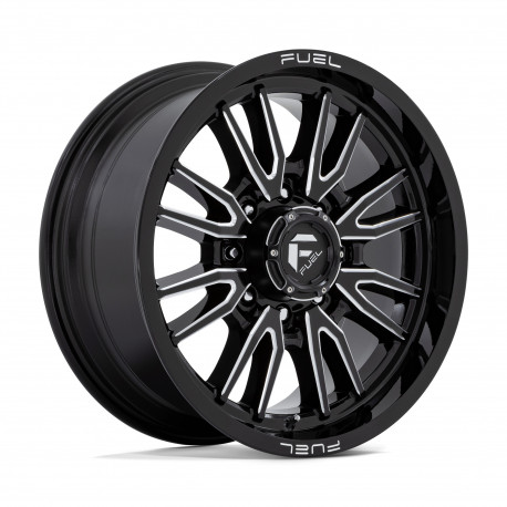 Fuel aluminum wheels Fuel D761 CLASH platišče 20x9 8x180 124.2 ET20, Gloss Black | race-shop.si