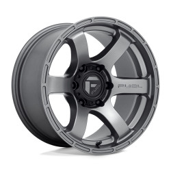 Fuel D767 RUSH platišče 17x9 6x139.7 106.1 ET-12, Matte Gun Metal
