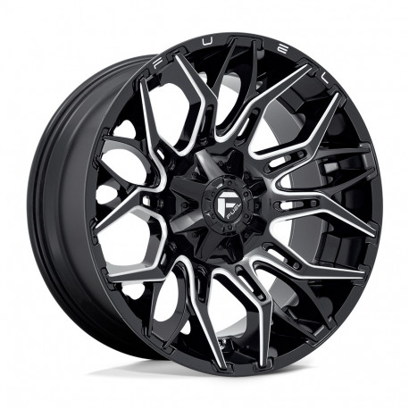 Fuel aluminum wheels Fuel D769 TWITCH platišče 22x10 8x170 125.1 ET-18, Gloss Black | race-shop.si