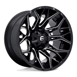 Fuel D769 TWITCH platišče 22x12 8x180 124.2 ET-44, Gloss Black