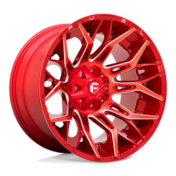 Fuel D771 TWITCH platišče 22x12 5x114.3/5x127 78.1 ET-44, Ciny Red