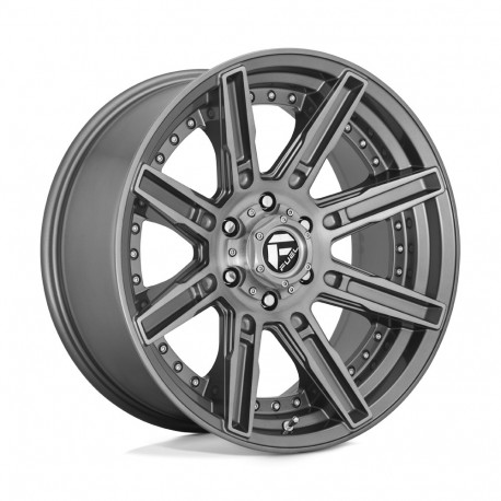Fuel aluminum wheels Fuel D710 ROGUE PLATINUM platišče 20x10 6x139.7 106.1 ET-18, Gun Metal | race-shop.si