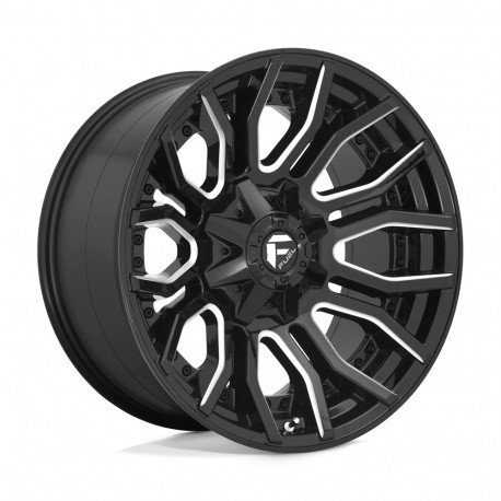 Fuel aluminum wheels Fuel D711 RAGE platišče 20x10 8x165.1 125.1 ET-18, Gloss Black | race-shop.si