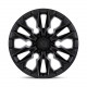 Fuel aluminum wheels Fuel D804 FLAME platišče 20x9 6x139.7 106.1 ET1, Črna | race-shop.si