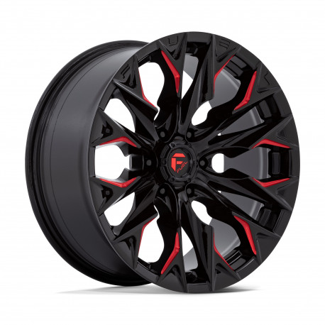 Fuel aluminum wheels Fuel D823 FLAME platišče 20x9 6x139.7 106.1 ET1, Gloss Black | race-shop.si