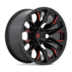 Fuel D823 FLAME platišče 24x12 5x127 71.5 ET-44, Gloss Black
