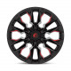 Fuel aluminum wheels Fuel D823 FLAME platišče 24x12 5x127 71.5 ET-44, Gloss Black | race-shop.si