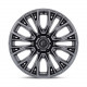 Fuel aluminum wheels Fuel D848 REBAR platišče 17x9 6x139.7 106.1 ET-12, Matte Gun Metal | race-shop.si