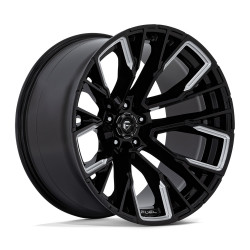 Fuel D849 REBAR platišče 22x12 5x127 71.5 ET-44, Gloss Black