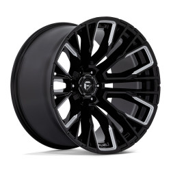 Fuel D849 REBAR platišče 22x12 6x139.7 106.1 ET-44, Gloss Black