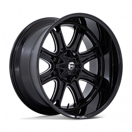 Fuel aluminum wheels Fuel DarkSTAR platišče 22x9 5x127/5x139.7 87.1 ET1, Gloss Black | race-shop.si