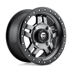 Fuel UTV D558 ANZA platišče 15x7 4x156 132 ET13, Matte Gun Metal