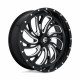 Fuel aluminum wheels Fuel UTV D641 KOMPRESSOR platišče 20x7 4x137 110.1 ET13, Gloss Black | race-shop.si