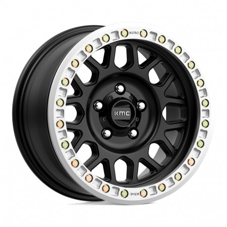 KMC aluminum wheels KMC KM234 GRENADE DESERT BEADLOCK platišče 17x8.5 6x135 87.1 ET0, Satin Black | race-shop.si