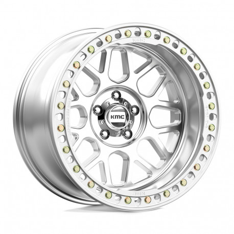 KMC aluminum wheels KMC KM235 GRENADE CRAWL BEADLOCK platišče 20x10 5x127 71.5 ET-48, Srebrna | race-shop.si
