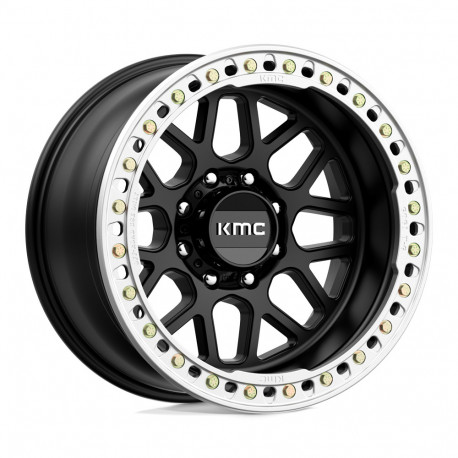 KMC aluminum wheels KMC KM235 GRENADE CRAWL BEADLOCK platišče 20x10 8x170 125.1 ET-48, Satin Black | race-shop.si