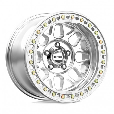 KMC aluminum wheels KMC KM235 GRENADE CRAWL BEADLOCK platišče 17x9 5x127 71.5 ET-38, Srebrna | race-shop.si