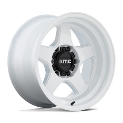 KMC KM728 LOBO platišče 17x9 6x139.7 106.1 ET-38, Gloss White