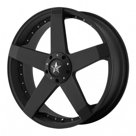 KMC aluminum wheels KMC KM775 ROCKSTAR CAR platišče 18x8 5x100/5x114.3 72.56 ET42, Matte Black | race-shop.si