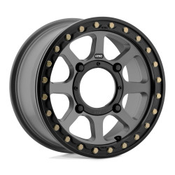 KMC Powersports KS234 ADDICT 2 BEADLOCK platišče 15x6 4x137 112.1 ET38, Satin Gray
