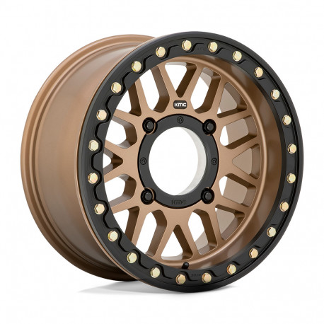 KMC aluminum wheels KMC Powersports KS235 GRENADE BEADLOCK platišče 15x6 4x137 112.1 ET38, Satin Bronze | race-shop.si